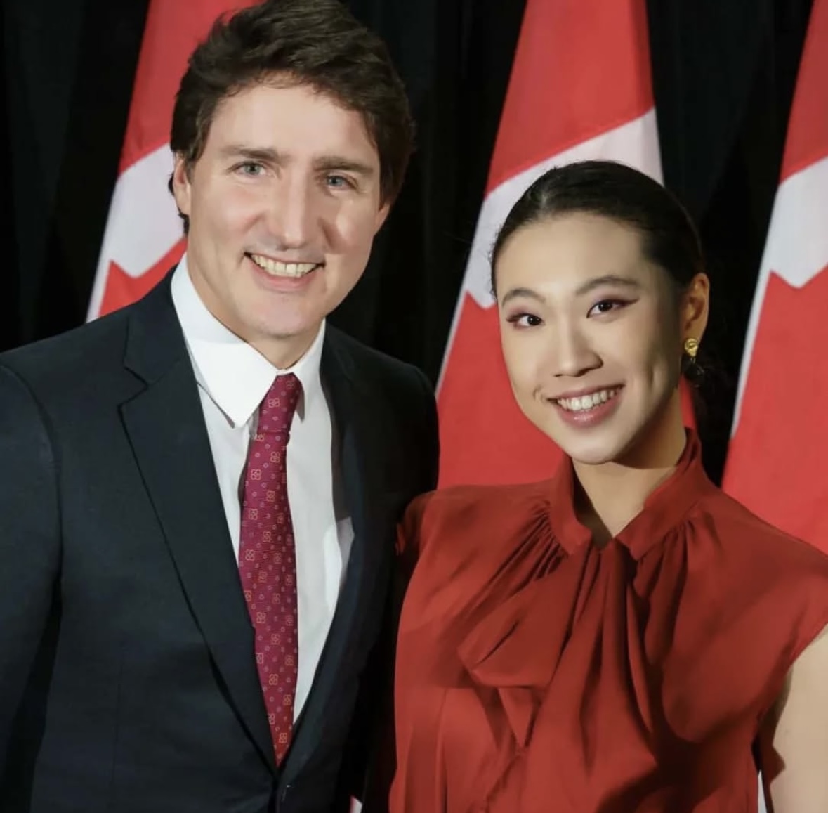 Nicole Ling, Chief Executive Officer of Boku Global Initiative with Former Prime Minister of Canada, Justin Trudeau.